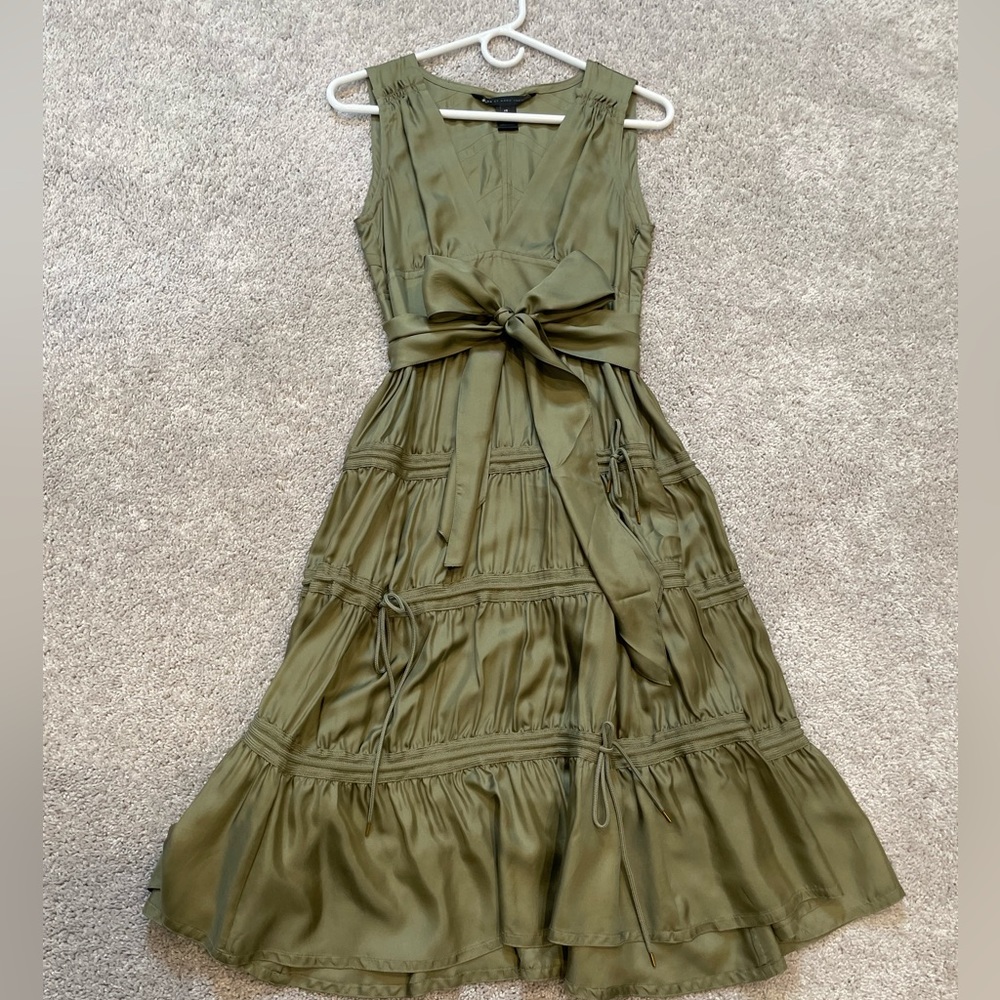 Marc by Marc Jacobs silk green dress XS